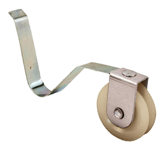 V Spring Tension Roller Assembly with 1 Inch Steel Wheel for Sliding Screen Door