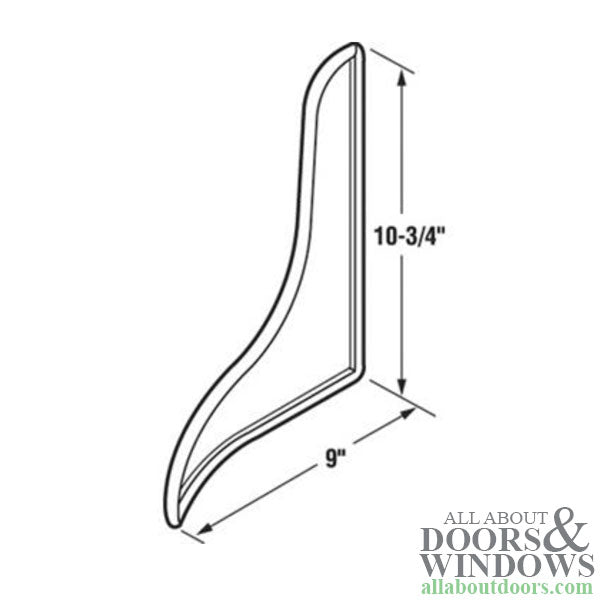 Curved Splash Guard for Bathtubs White - Curved Splash Guard for Bathtubs White