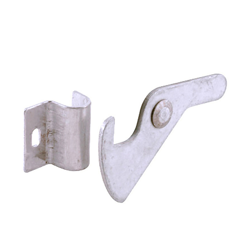 Non-Handed Economy Swing Latch & Strike for Sliding Screen Door - Aluminum - Non-Handed Economy Swing Latch & Strike for Sliding Screen Door - Aluminum