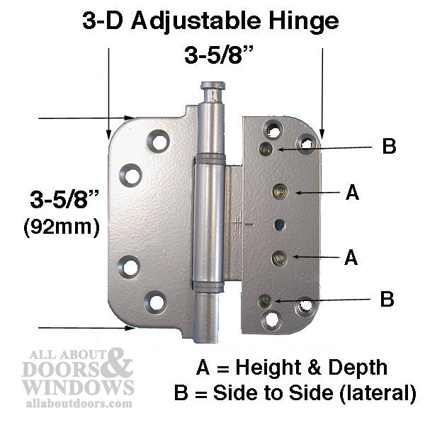 Hinge, All in one (V-H) Inswing Door Hinge - Brass - Sold Out - Hinge, All in one (V-H) Inswing Door Hinge - Brass - Sold Out