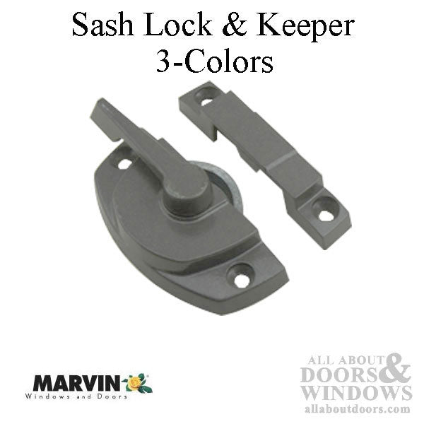 Marvin Double Hung Sash Lock & Keeper - Marvin Double Hung Sash Lock & Keeper