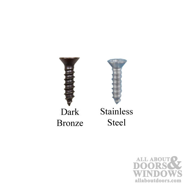 Screw  # 7 x 5/8 Flat Head Phillips Wood for Latch and Deadbolt Strike Plate - Choose Color - Screw  # 7 x 5/8 Flat Head Phillips Wood for Latch and Deadbolt Strike Plate - Choose Color