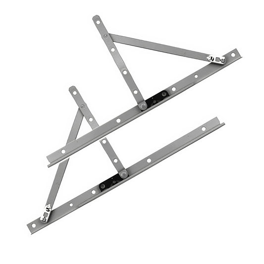 Truth  13.44 14" Awning Hinge, Upper - Lower Pair, Stainless Steel