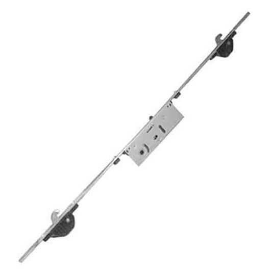 Hoppe Multipoint Lock - 2 Hooks, 35mm Sliding Door Lock, 20mm Face