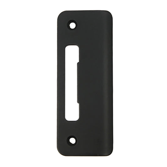 Strike Plate, PT0009N, Tongue curved lip 1.74 x 4.57 - Oil-Rubbed Brass