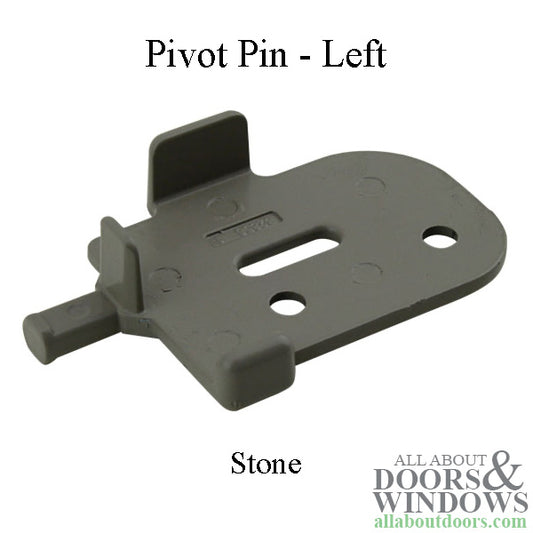 Andersen Tilt-Wash Pivot Pin, Left - Stone