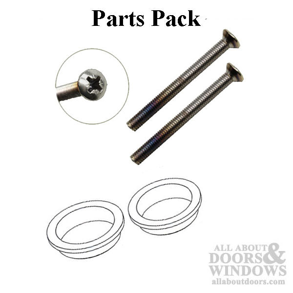 Parts Pack HLS7 2 gray bushings, 2  M5 x 70mm screws - Satin Nickel / Brushed Chrome - Parts Pack HLS7 2 gray bushings, 2  M5 x 70mm screws - Satin Nickel / Brushed Chrome