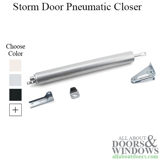 Storm Door Closer, 1-1/4 x 10-1/2 Medium Duty - Choose Color