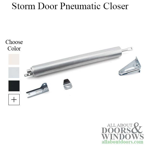 Storm Door Closer, 1-1/4 x 10-1/2 Medium Duty - Choose Color - Storm Door Closer, 1-1/4 x 10-1/2 Medium Duty - Choose Color