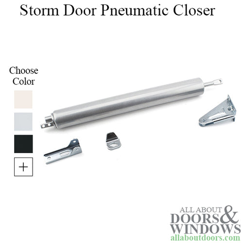 Storm Door Closer, 1-1/4 x 10-1/2 Medium Duty - Choose Color - Storm Door Closer, 1-1/4 x 10-1/2 Medium Duty - Choose Color