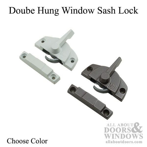 Sash / Cam Lock - Vinyl and Aluminum Sash Hardware, Die-cast - Choose Color - Sash / Cam Lock - Vinyl and Aluminum Sash Hardware, Die-cast - Choose Color