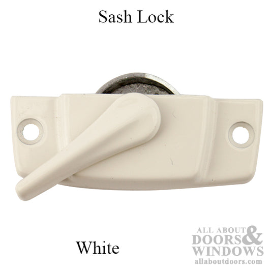 Columbia C2000 / C3000 Sash Lock 2-1/4 Screw Holes - White