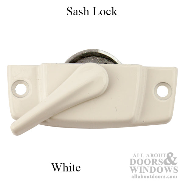 Columbia C2000 / C3000 Sash Lock 2-1/4 Screw Holes - White - Columbia C2000 / C3000 Sash Lock 2-1/4 Screw Holes - White