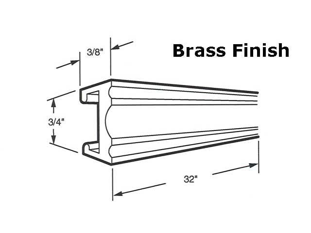 Towel Bar Polished Brass 32 Inch - Towel Bar Polished Brass 32 Inch