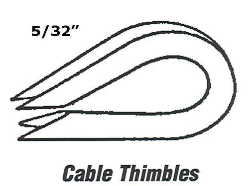 Cable Thimble for 5/32 Inch Cable - Cable Thimble for 5/32 Inch Cable