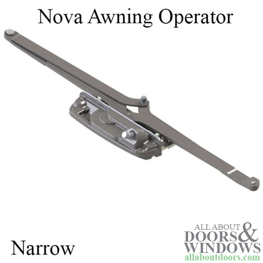 NOVA® Awning Operator, Narrow, Non-Step - Stainless Steel