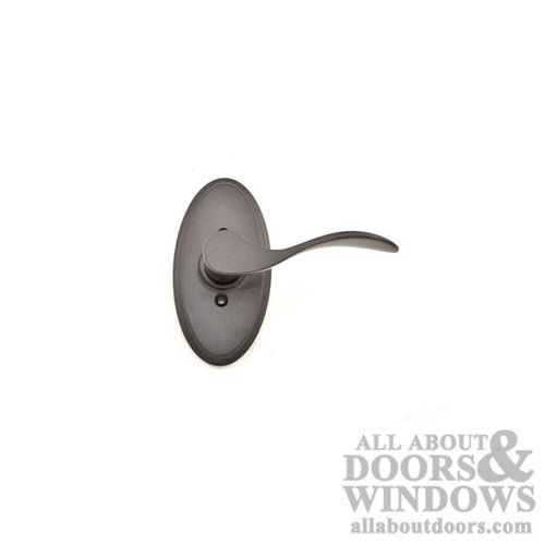 Weslock Bordeau Oval Half Dummy Door Lever Right Handed Oil Rub Bronze Handle - Weslock Bordeau Oval Half Dummy Door Lever Right Handed Oil Rub Bronze Handle