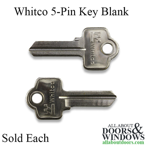 Whitco Key Blank, 5 Pin - Whitco Key Blank, 5 Pin