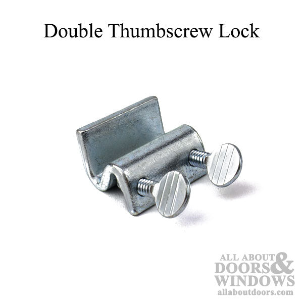 Sliding Window Double Thumbscrew Lock - Sliding Window Double Thumbscrew Lock