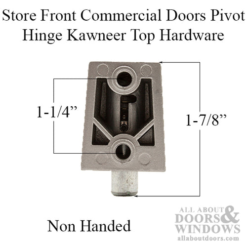 Store Front Commercial Doors Pivot Hinge Kawneer Top Hardware - Choose Color - Store Front Commercial Doors Pivot Hinge Kawneer Top Hardware - Choose Color