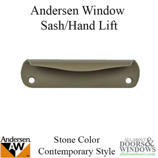 Andersen Contemporary Hand Lift,  Tilt-Wash, Tilt-Wash 2, and Woodwright Double Hung - Stone