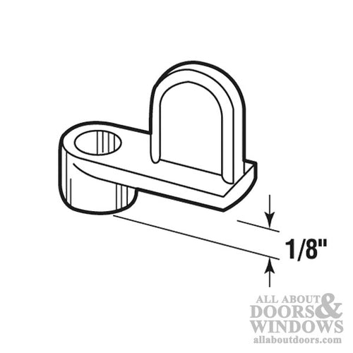 Diecast Screen Clips, Zinc, 1/8 Offset, Bronze - 12 Pack - Diecast Screen Clips, Zinc, 1/8 Offset, Bronze - 12 Pack