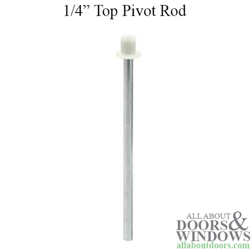 Pivot Rod, 1/4, Top, Bifold Closet Door Hardware - Pivot Rod, 1/4, Top, Bifold Closet Door Hardware