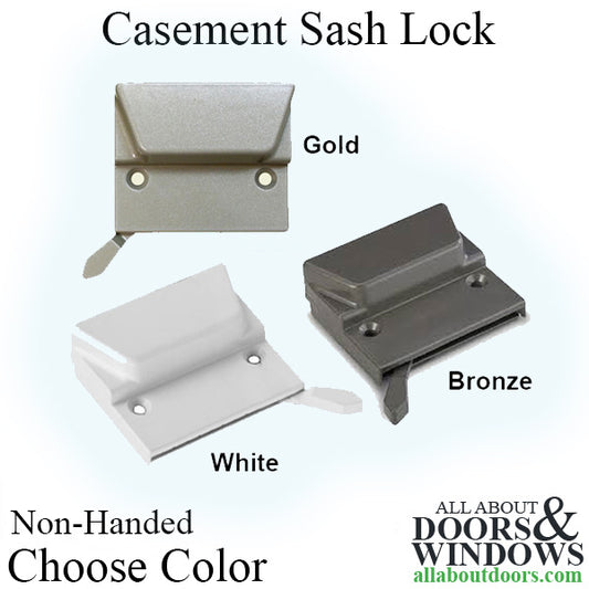 Non-Handed Casement Sash Lock - Choose color