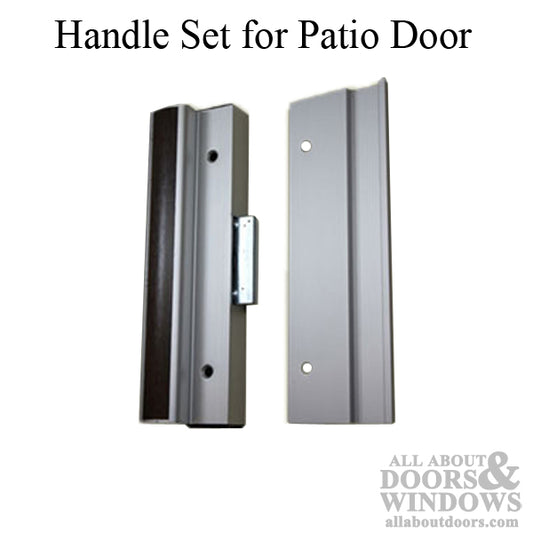 Handle Set for Sliding Patio Door, Northrop Architectural, 4-15/16 inch - Choose Color