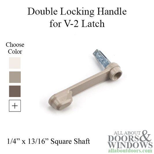 Milgard V-2 Latch with Locking Handle 1-3/16" Thick Door