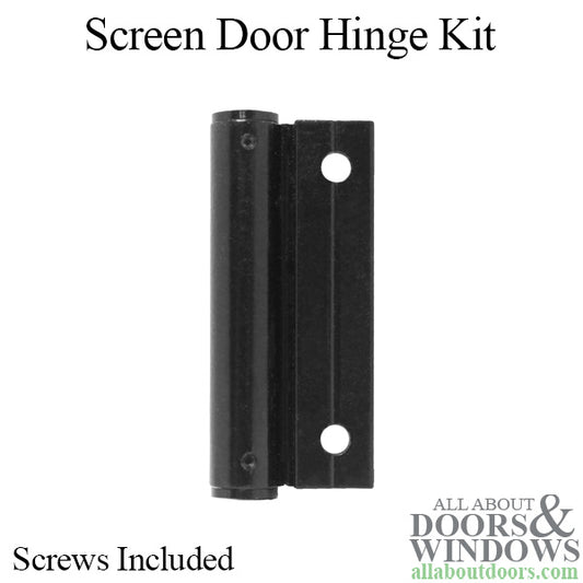 Marvin swinging screen door HINGE KIT, Black