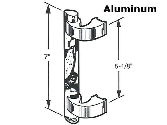 Pull, 5 1/8 H.C., Clear Lucite Pull