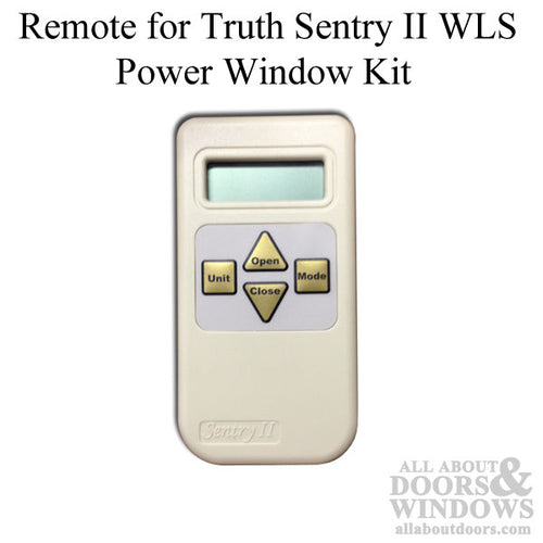 Truth Sentry II WLS Power Window Remote, RF Transmitter - Truth Sentry II WLS Power Window Remote, RF Transmitter