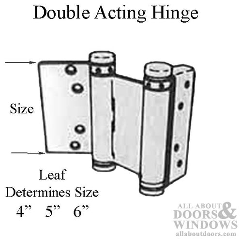 Double Acting Hinge, 3 inch - Double Acting Hinge, 3 inch