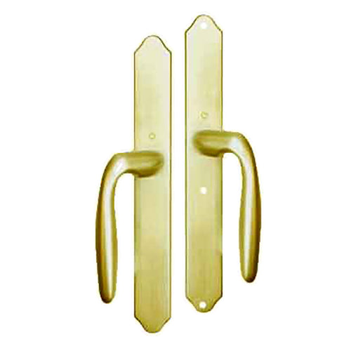 HOPPE HLS 9000 Sliding Door Handle Set with Verona Lever Fixed Dummy Resista Brass - HOPPE HLS 9000 Sliding Door Handle Set with Verona Lever Fixed Dummy Resista Brass