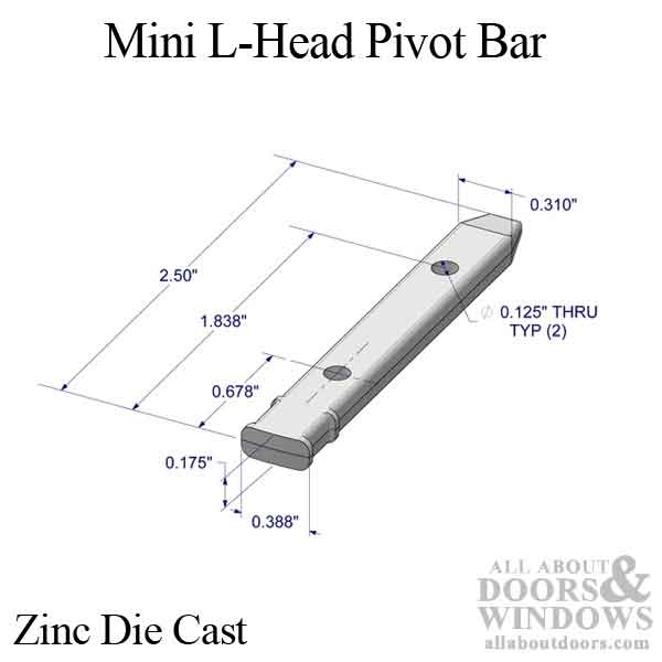 Pivot Bar, 2-1/2