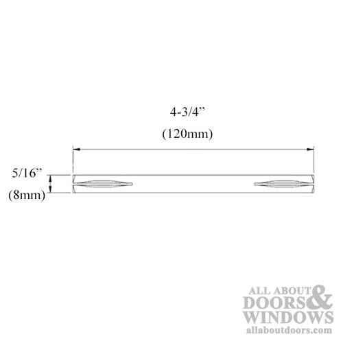 Replacement Spindle 5/16 x 4-3/4