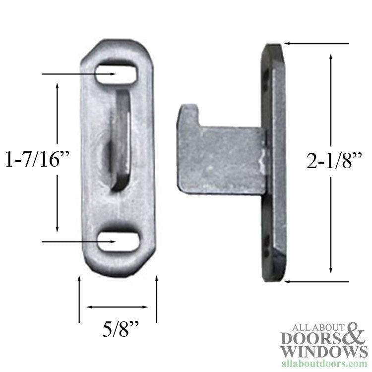 Marvin Strike Hook For Marvin Sliding Doors With 2 and 3 Point Locks - Marvin Strike Hook For Marvin Sliding Doors With 2 and 3 Point Locks