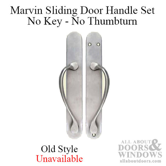 Marvin Handle Set for Sliding French Doors Passive No Key No Thumbturn