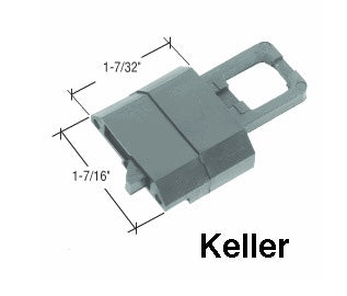 Keller tilt in window Finger latch,  Pairs - black