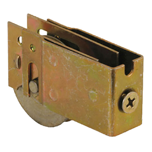 Sliding Patio Door Roller Assembly with Adjustable Steel U Tab Housing 1.5 Inch Steel Ball Bearing Wheel Diameter