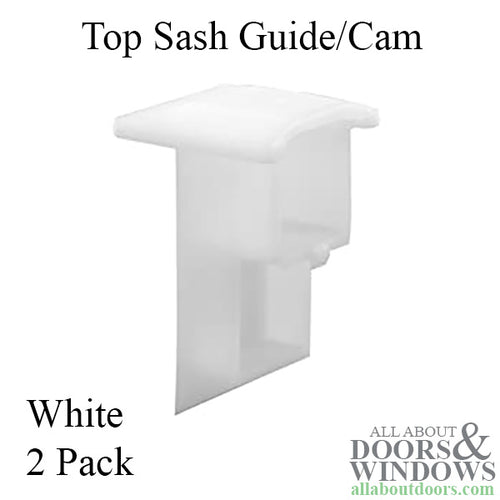 Guide or Cam, Sash, Top, White, 2 Pack - Guide or Cam, Sash, Top, White, 2 Pack