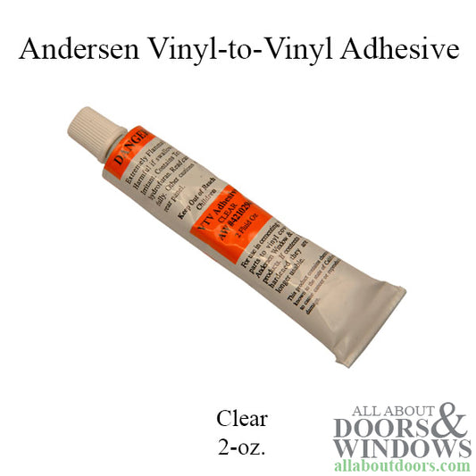 Andersen Vinyl to Vinyl VTV Adhesive Glue 2 oz Clear