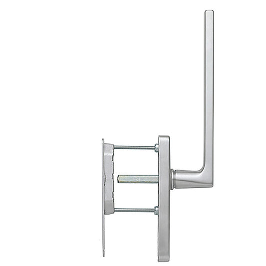 Dallas Handle and Finger Grip for Lift and Slide Door System - Resista Satin Nickel