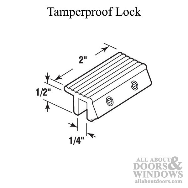 Tamperproof Lock - Choose Color - Tamperproof Lock - Choose Color