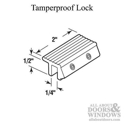 Tamperproof Lock - Choose Color - Tamperproof Lock - Choose Color