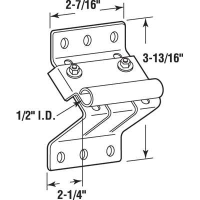 Top Roller Fixture Bracket - 1 Pack - Top Roller Fixture Bracket - 1 Pack