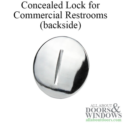Concealed Lock for Commercial Restrooms - Concealed Lock for Commercial Restrooms