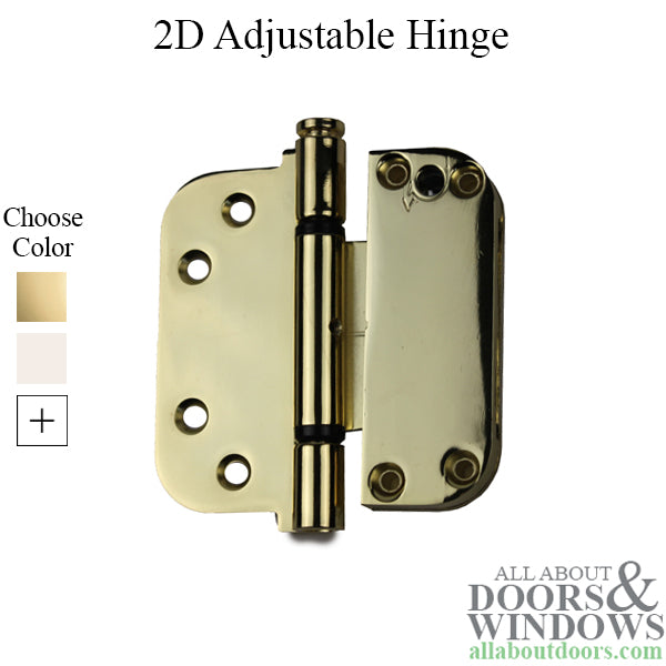 2D adjustable Hinge, Set for middle positions - Choose Color - 2D adjustable Hinge, Set for middle positions - Choose Color