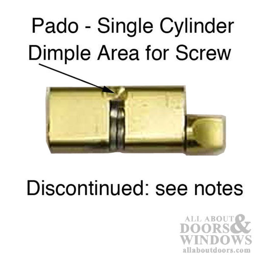 Pado Mortise Lock Cylinder with Thumb Turn